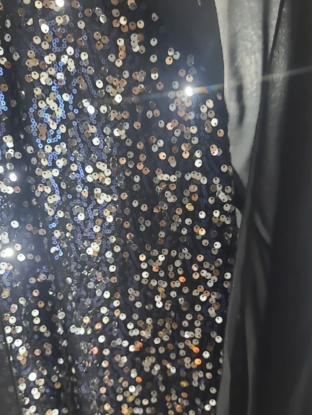 Trixxi Black Strapless Sequin Cocktail Dress, Size 3 - Picture 8 of 10